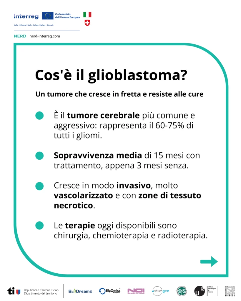 Pillole Progetto NERD (Interreg) - Glioblastoma 2